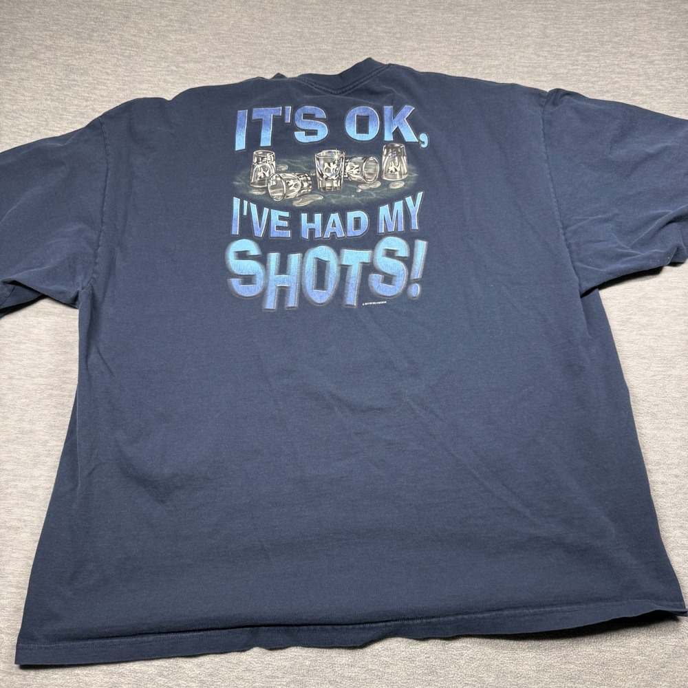 Big Dogs T-Shirt Mens 4X Navy Blue Its Ok I've Had My Shoots Tee